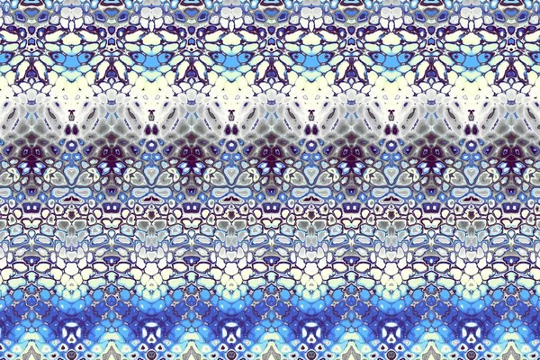 Abstraktní Digitální Fraktál Abstraktní Retro Ozdobná Textura Motley Mozaika Dlaždice — Stock fotografie