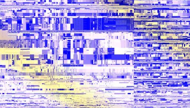 Soyut model. Soyut gelecek geometrik fraktal görüntüsü. Yatay arkaplan.