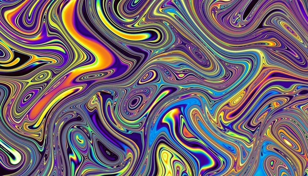 Abstracte Patroon Psychedelische Golvende Textuur — Stockfoto