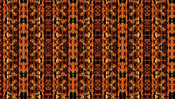 Abstract Digital Fractal Pattern Background African Ethnic Style Tribal Ornament — Stock Photo, Image