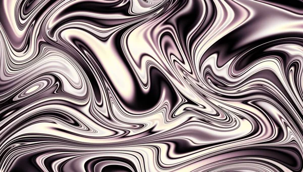 Modèle Fractal Numérique Abstrait Texture Ondulée Psychédélique Surface Plasmatique Surface — Photo