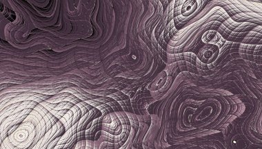 Soyut arkaplan. Psikedelik dalgalı doku.