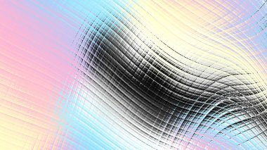 Soyut dalgalı bulanık arkaplan. Görünüm oranı 16: 9 olan yatay arkaplan