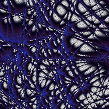 Soyut dijital fraktal model. Soyut geleceksel teknoloji görüntüsü.