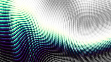 Soyut dijital fraktal model. Boş arkaplanda soyut şekiller. Görünüm oranı 16: 9 olan yatay arkaplan