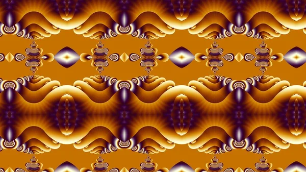 Abstract Digital Fractal Pattern Otrnamental Background Horizontal Background Aspect Ratio — Stock Photo, Image