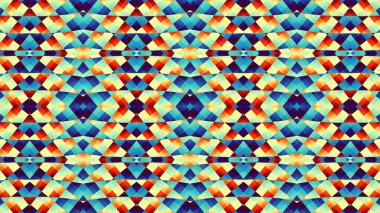 Soyut dijital fraktal model. Soyut düzenli süs dokusu. Görünüm oranı 16: 9 olan yatay arkaplan