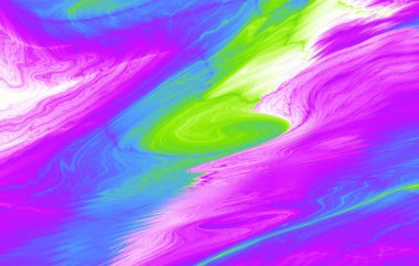 Psikedelik mermer dokusu. Görünüm oranı 16: 9 olan yatay arkaplan