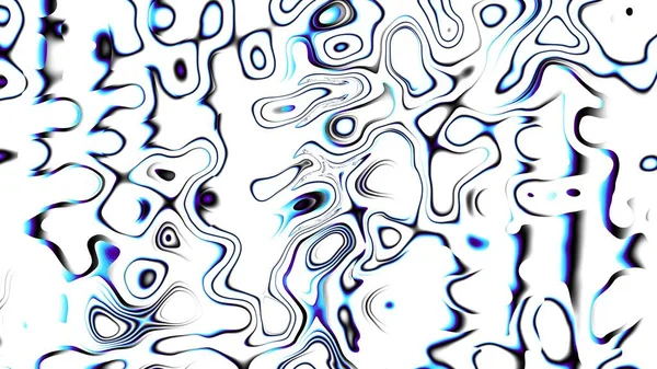 デジタル フラクタル パターン 抽象的な背景 サイケデリック波状テクスチャ — ストック写真
