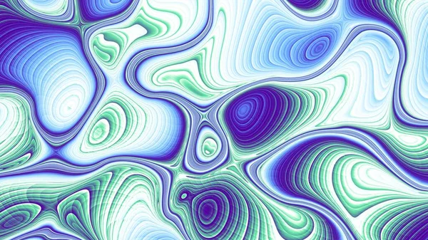 Digital Fractal Pattern Abstract Background Psychedelic Wavy Texture — Stock Photo, Image