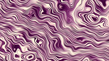 Soyut dijital fraktal model. Psikedelik dalgalı desen. Görünüm oranı 16: 9 olan yatay arkaplan