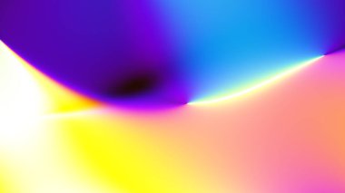 Soyut dijital fraktal model. Geleceğe yönelik bir eğilim. Görünüm oranı 16: 9 olan yatay arkaplan