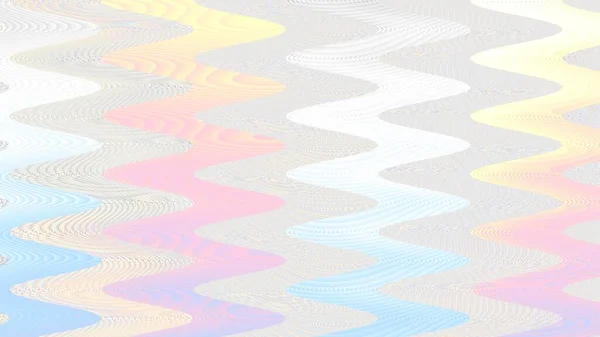 Soyut Dijital Fraktal Model Psikedelik Dalgalı Desen Görünüm Oranı Olan — Stok fotoğraf