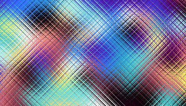 Soyut dijital fraktal model. Cam efektli bulanık doku. Yatay yönelim.