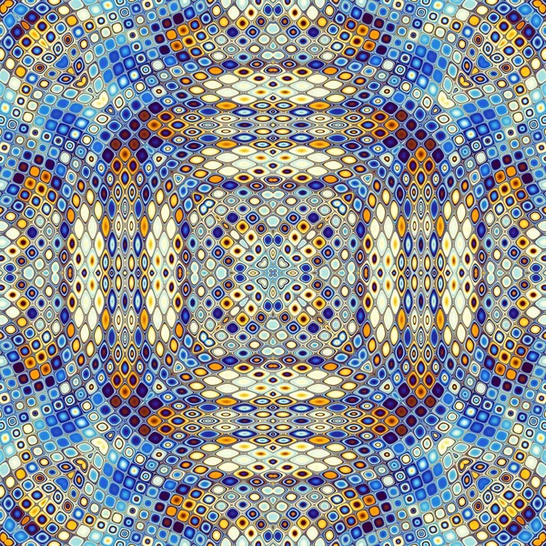 Patrón Fractal Digital Abstracto Patrón Decorativo Simétrico — Foto de Stock