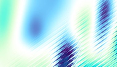 Soyut dijital fraktal model. Yatay oryantasyon. Pürüzsüz bulanık yüzeyde çapraz şeritler.