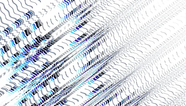 Abstract Digital Fractal Pattern Horizontal Orientation Diagonal Strips Pattern Low — Stock Photo, Image