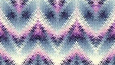 Soyut dijital fraktal model. Yatay oryantasyon. Geometrik sembol deseni.