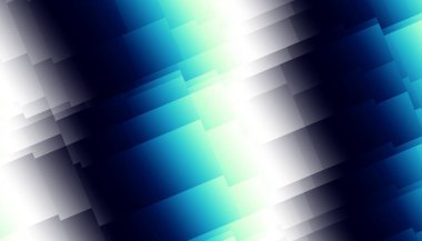  Soyut dijital fraktal model. Yatay oryantasyon. Düşük polimerli doku.