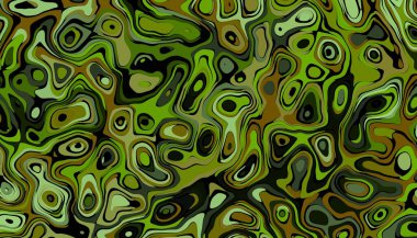 Soyut dijital fraktal model. Dalgalı kamuflaj dokusu.