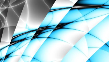 Soyut dijital sanat fraktal deseni. Soyut geleceksel geometrik resim.