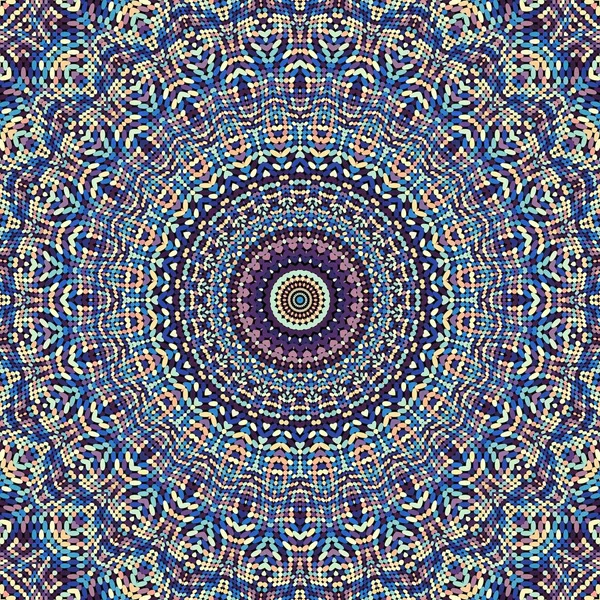 Abstract Digitaal Fractal Patroon Ronde Mandala Decoratieve Ornament Patroon — Stockfoto