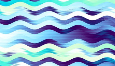 Soyut dijital fraktal model. Mavi dalgalı doku.