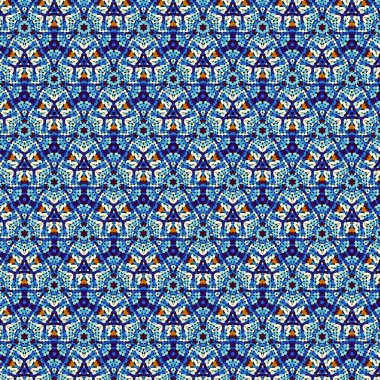 Soyut dijital fraktal model. Soyut klasik süs dokusu.