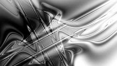  Soyut dijital fraktal model. Yatay oryantasyon. Dalgalı doku.