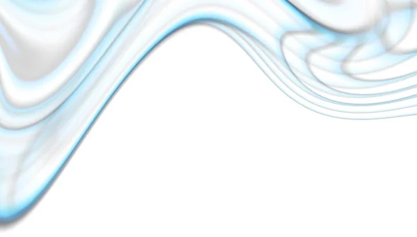 Abstract Digitaal Fractal Patroon Horizontale Oriëntatie Golvende Afbeelding Blanco Witte — Stockfoto