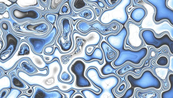Padrão Fractal Digital Abstracto Textura Ondulada — Fotografia de Stock