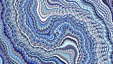 Soyut dijital fraktal model. Yatay oryantasyon. Psikedelik dalgalı doku.