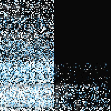 Soyut dijital fraktal model. Benekli mozaik fayans dokusu.