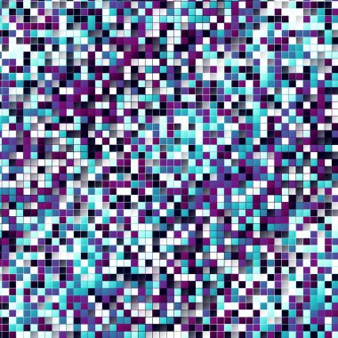 Soyut dijital fraktal model. Benekli mozaik fayans dokusu.