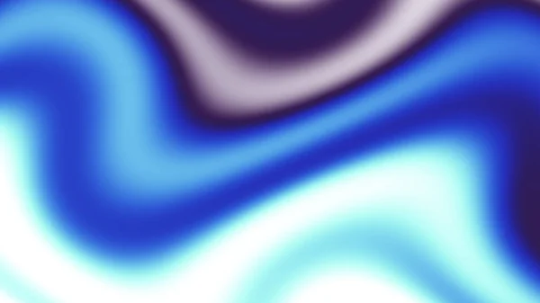摘要数字分形模型 模糊的蓝色波浪线背景 横向背景 宽高比16 — 图库照片