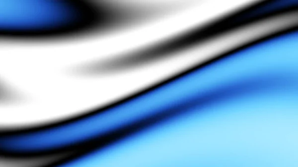 Patrón Fractal Digital Abstracto Blur Línea Ondulada Azul Sobre Fondo —  Fotos de Stock