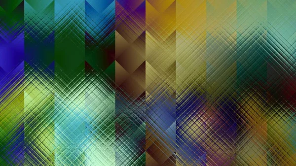 Patrón Fractal Digital Abstracto Textura Borrosa Con Efecto Cristal Fondo —  Fotos de Stock