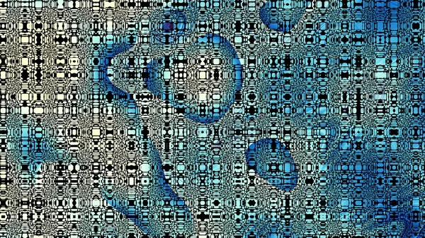 Абстрактный Цифровой Фрактальный Рисунок Психоделическая Волнистая Текстура Горизонтальный Фон Соотношением — стоковое фото