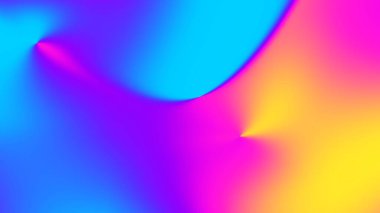 Soyut dijital fraktal model. Soyut dalgalı bulanık doku. Görünüm oranı 16: 9 olan yatay arkaplan