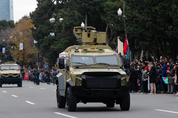 Victory Parade Baku Azerbaijan Armored Combat Vehicles Parade — Foto de Stock