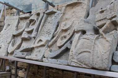 Bakü, Shirvanshahs Sarayı 'ndaki Sabail Kalesi' nin kalıntıları.