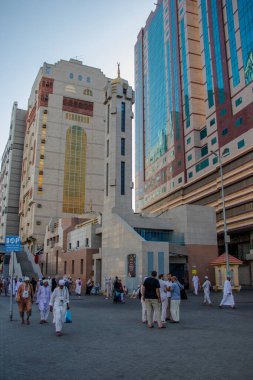 Mekke 'deki Mescid-i Cin. Mekke 'de gerçek hayat - Suudi Arabistan: 27 Ağustos 2018