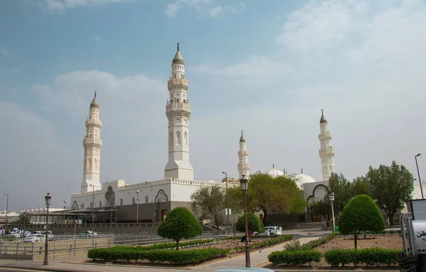 Medine 'deki Quba Camii. İslam 'ın ilk camii. Mescid Kuba