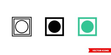 Üç çeşit vejetaryen gıda sembolü. İzole vektör işareti sembolü.