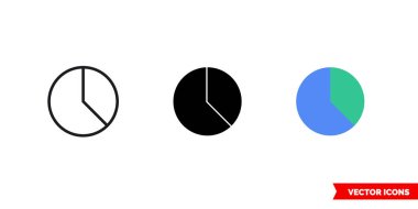 135 derece 3 tip ikon. İzole vektör işareti sembolü.