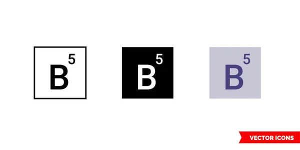 Icono Boro Tipos Signo Vectorial Aislado Símbolo — Archivo Imágenes Vectoriales