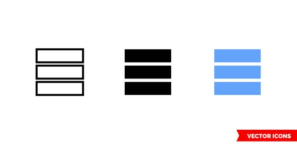 Icône Flux Nouvelles Types Couleur Noir Blanc Contour Symbole Signe — Image vectorielle