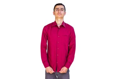 Yakışıklı Arap adam mutlu hissediyor.