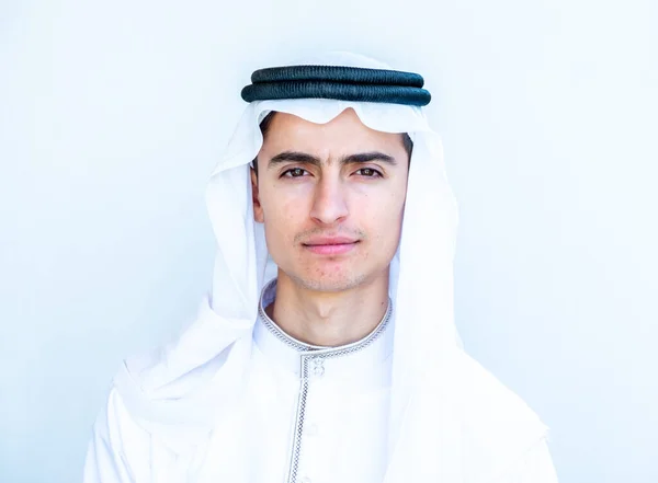 Arabský Profil Mladého Muže — Stock fotografie