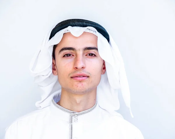 Arabský Profil Mladého Muže — Stock fotografie